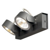 Lampa 147610 spotline KALU 2 SPOTY LED czarna kinkiet ścienna sufitowa