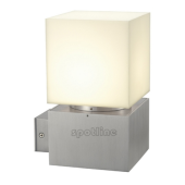 Lampa 230706 spotline SQUARE WL IP44 aluminium szczotkowane kinkiet ogrodowa zewnętrzna 