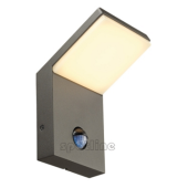 Lampa 232915 spotline ORDI LED IP44 z czujnikiem ruchu antracyt kinkiet ogrodowa zewnętrzna 