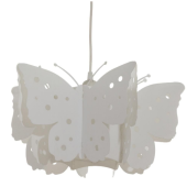 Lampa żyrandol Butterfly biały 40cm E27 dla małej dziewczynki