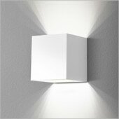 Lampa Mini Cube kinkiet biały mat LED ścienny OD RĘKI