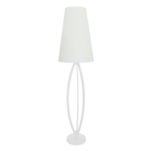 Lampa podłogowa LORITA FLOOR 143,3cm biała ZumaLine