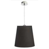 Lampa R10507 spotline ASPRO czarny chrom abażur sufitowa wisząca