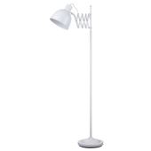 Lampa podłogowa TALARO 150cm biała metal E14 40W