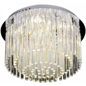 Lampa plafon EUPHORIA LED 40cm chrom kryształki