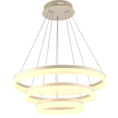 Lampa wisząca CIRCLE PENDANT 60cm LED akryl chrom 