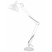 Lampa podłogowa ADELAIDA 167cm biały matowy metal 40W