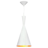 Lampa wisząca żyrandol SORENTO White biała 19 cm kuchnia jadalnia długość 110 cm